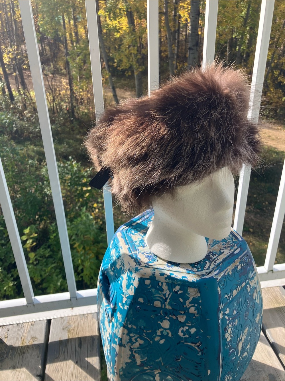 Beautiful raccoon adjustable headband